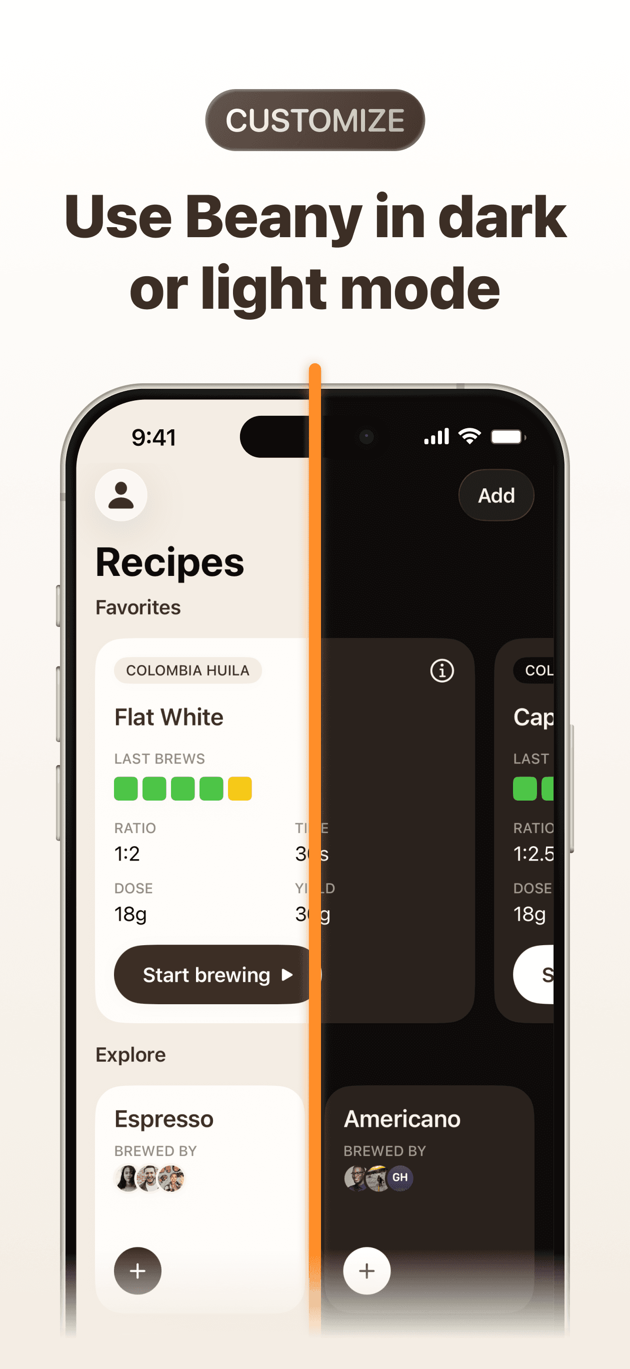 In dark and light mode